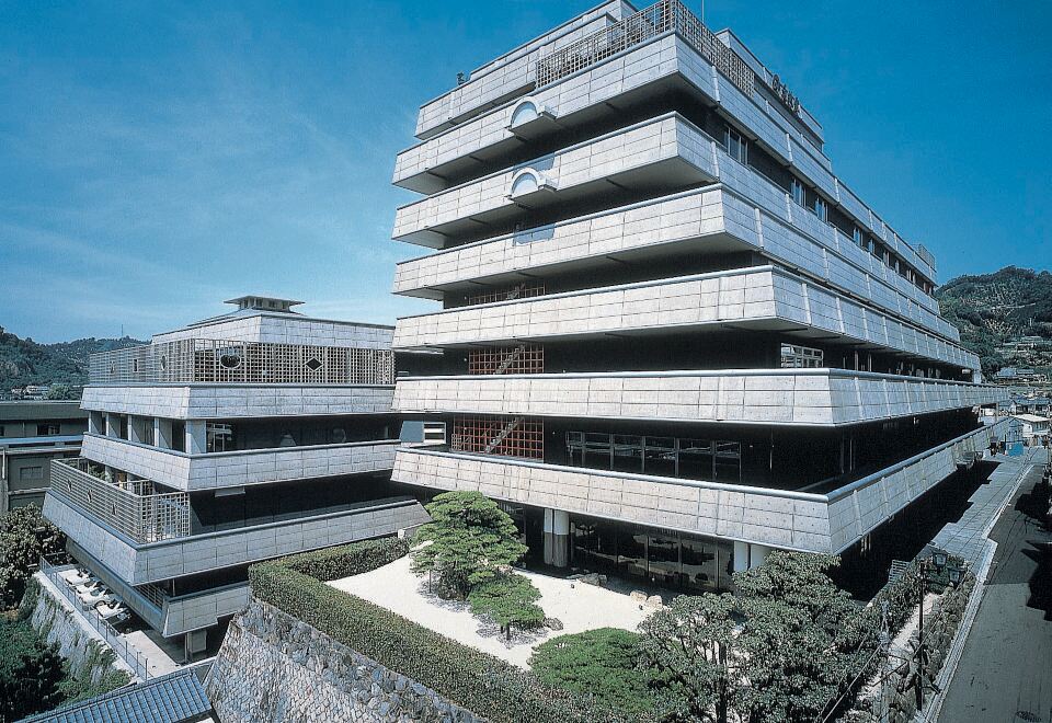 Multi-story property exterior.